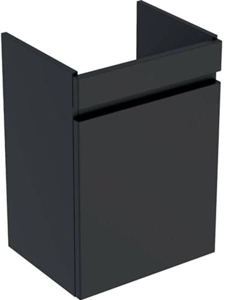 Geberit Renova Plan Unterschrank für Handwaschbecken, 1 Tür, 43,5 x 66 x 34,5 cm, 501903, Farbe: Lava / lackiert matt