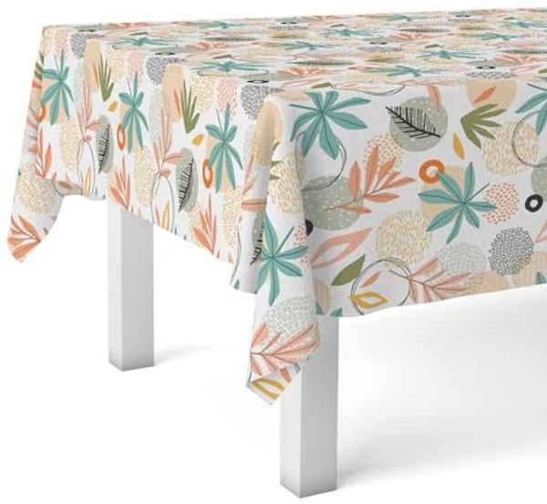Martina Home Wachstuchtischdecke, Sella, Orange, 200x140 cm