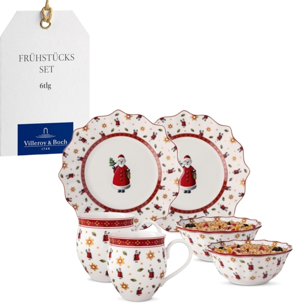 Villeroy & Boch Toy's Delight Frühstücks-Set 6-teilig Santa