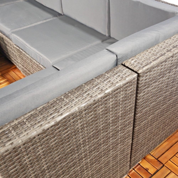 Sitzgruppe Gartenmöbel Lounge Sitzgarnitur Rattan Gartenset Sitzgruppe Terrasse Bild 4