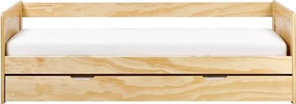 Tagesbett GRAVELINES 90 x 200 cm Holz Heller Holzfarbton Bild 4
