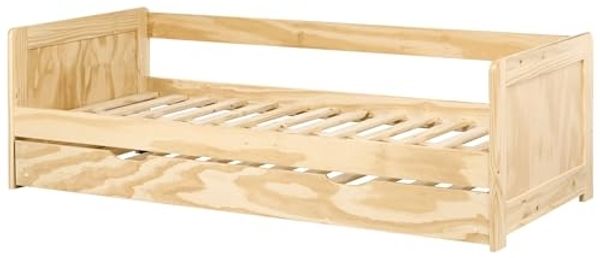 Tagesbett GRAVELINES 90 x 200 cm Holz Heller Holzfarbton Bild 7