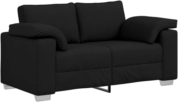 vidaXL Sofa Schwarz 160 x 77 x 82 cm Stoff 4105219