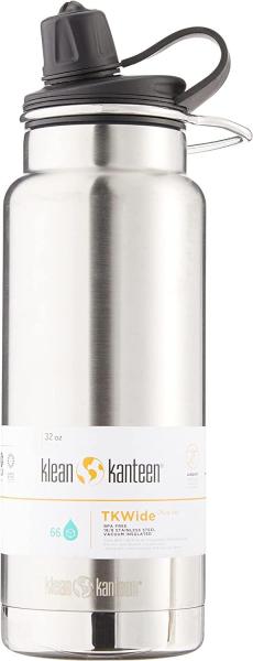 Klean Kanteen Tourist Thermoskanne TKWide Chug Cap 0 95 l Silber