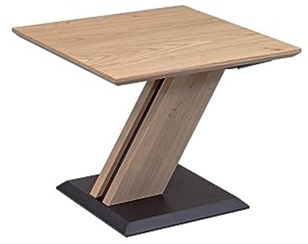 Beistelltisch Celia 50x50x44 höhenverstellbar Wildeiche Bianco 16239