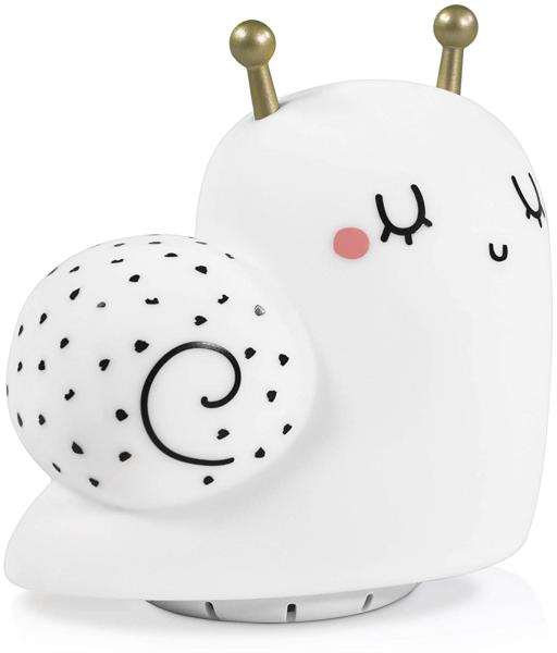 Miniland Cosy Dreamer, Nachtlicht mit entspannenden Klängen, aus weichem Silikon und niedlichem Design weiß Bild 1