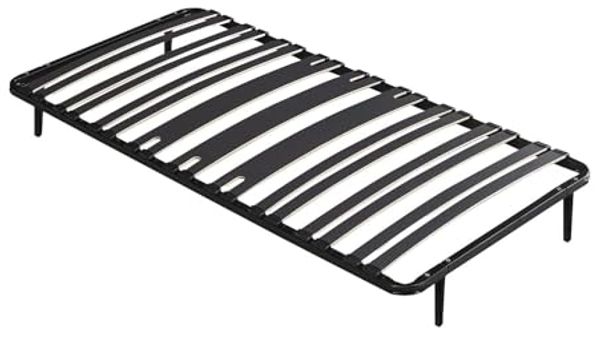 Vente-unique - CERRISI Lattenrost und Bettrahmen Metall Schwarz - B 3 cm88 cm x H 25 cm5 cm x L 12 cm188 cm