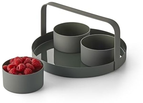 CLARA Snack-Tablett mit 3 Schälchen
