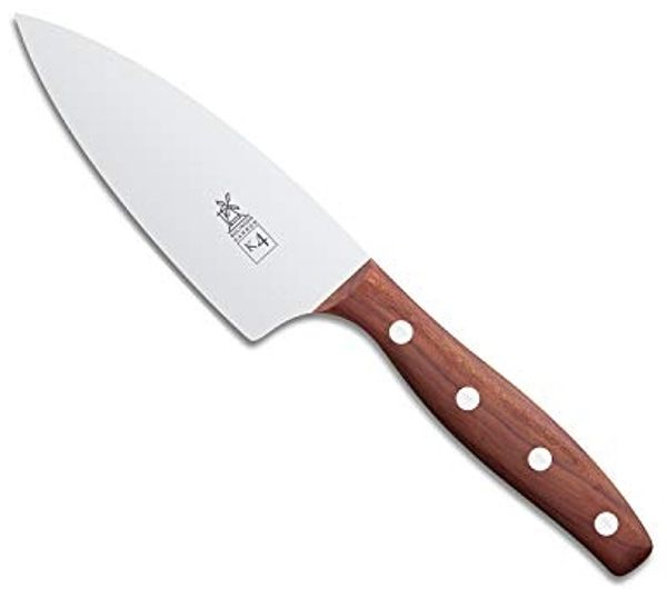 Windmühlenmesser K4 Kleines Kochmesser 130 mm nicht rostfrei Carbonstahl Pflaume