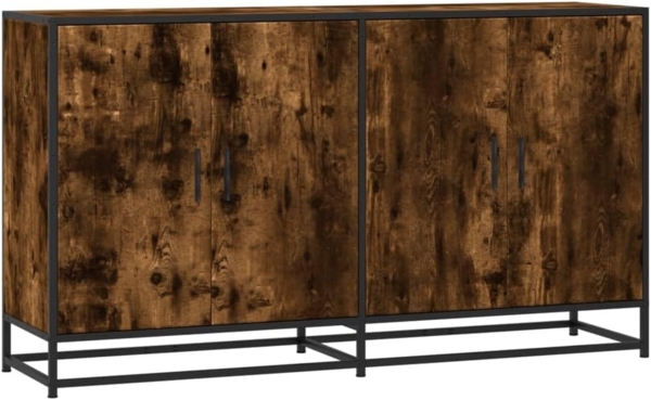 Sideboard Räuchereiche 134x35x76 cm Holzwerkstoff 3300817