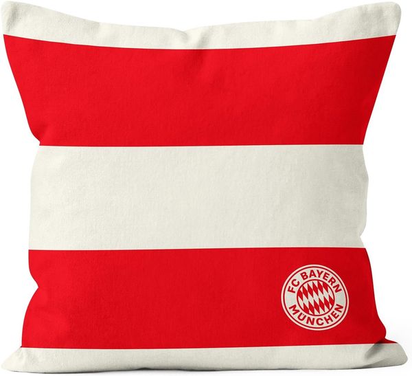 FC Bayern München Kopfkissen FC Bayern München I Kissen I Sofakissen I Zierkissen I Rot/Weiß