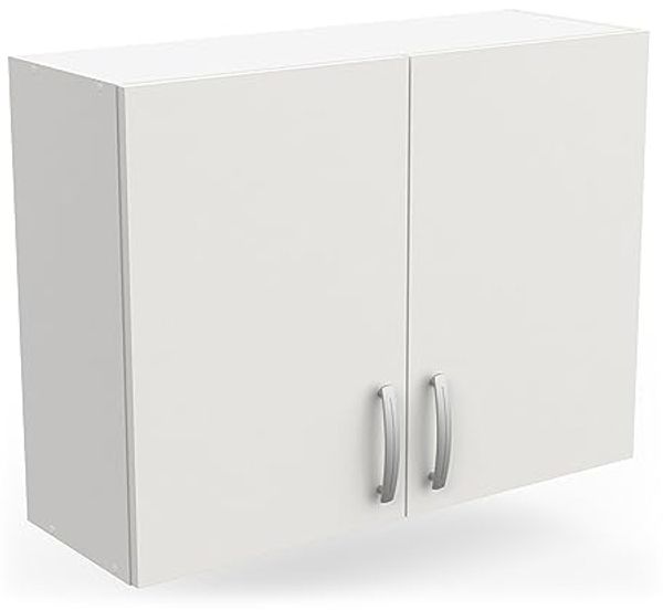 Hängeschrank >Nova< in matt weiss - 80x60x28cm (BxHxT)