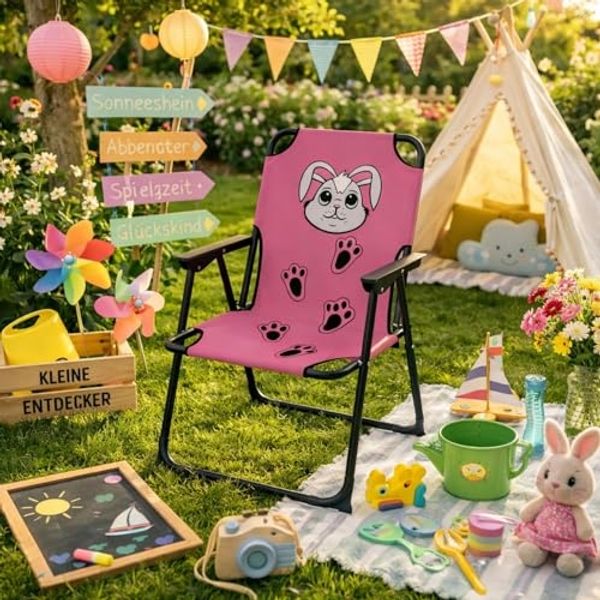 Kinder Campingstuhl Klappstuhl Gartenstuhl Campingstuhl Outdoor Hase