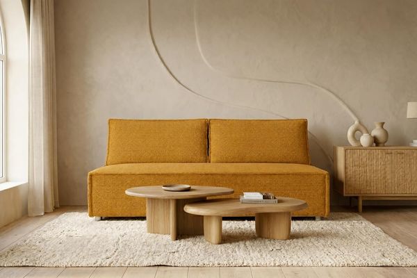 Kaiser Möbel Sofa mit schlaffunktion und bettkasten DUE