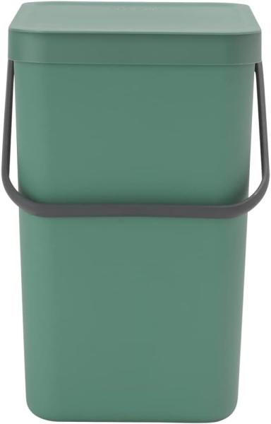 Brabantia 'Sort & Go' Abfallbehälter, Kunststoff, Fir Green, 25 Liter