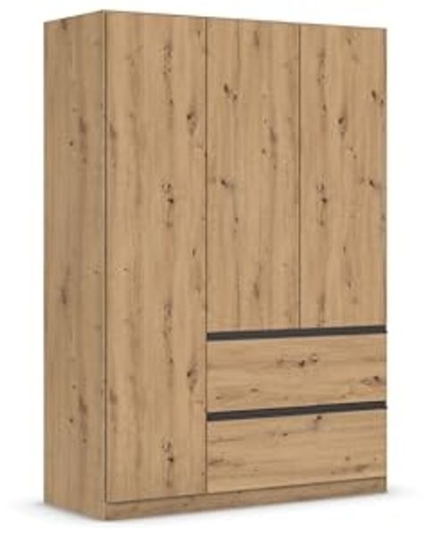 rauch Drehtürenschrank Kleiderschrank Schrank Garderobe COSTA in den Breiten 91/136/181 cm (in 3 Ausstattungen BASIC/CLASSIC/PREMIUM) viel Platz, grifflose Front und Push-to-Open Funktion MADE IN GERMANY