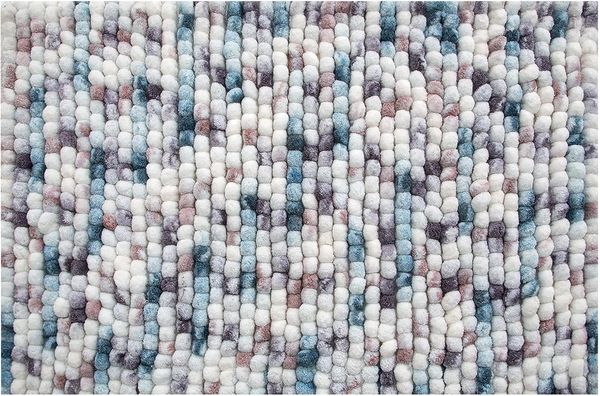 Spirella 'Kito' Badteppich Badematte Duschvorleger Mikrofaser Hochflor | flauschig | rutschhemmend | geeignet für Fußbodenheizung | 60x90 cm | Berry