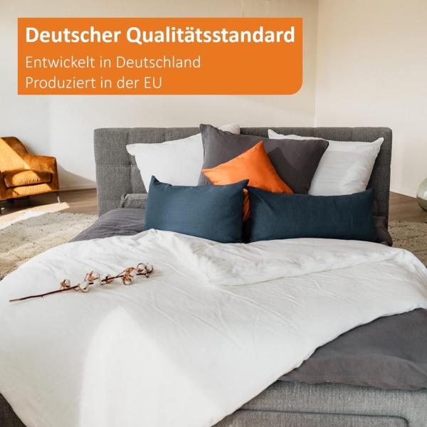 sleepling Federkissen, Füllung: Daunen- und Federn, Bezug: 100% Baumwolle, Seitenschläfer, Rückenschläfer, Bauchschläfer, einzeln oder als Set Bild 8