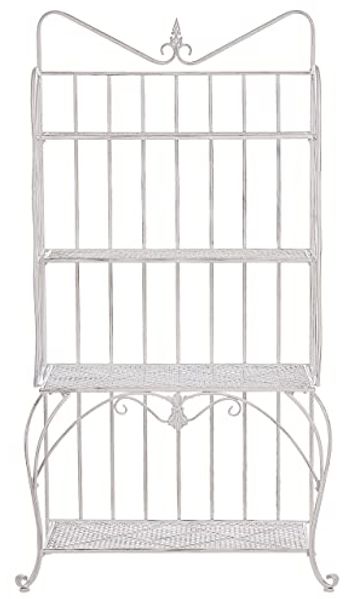 Regal PAVONA Metall 94 cm 50 cm Helles Beige Bild 4