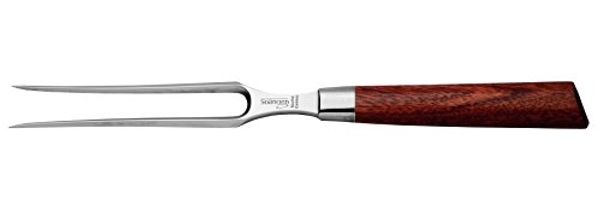 Burgvogel 'Natura Line' Fleischgabel, Holz/Edelstahl, Braun/Silber, 15 cm