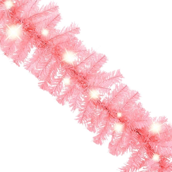 vidaXL Weihnachtsgirlande mit LED-Lichtern 20 m Rosa 329200 Bild 4