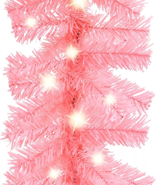 vidaXL Weihnachtsgirlande mit LED-Lichtern 20 m Rosa 329200 Bild 5