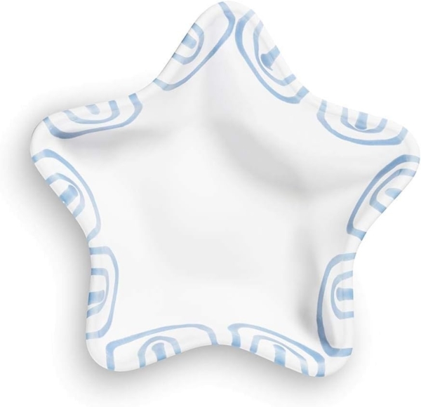 Gmundner Keramik Blaugeflammt, Sternschale (L: 14cm) Bild 2