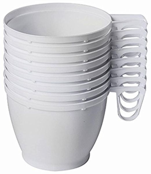 Kaffeetasse mit Henkel 0,18 l, 8 Stück Kunststoff