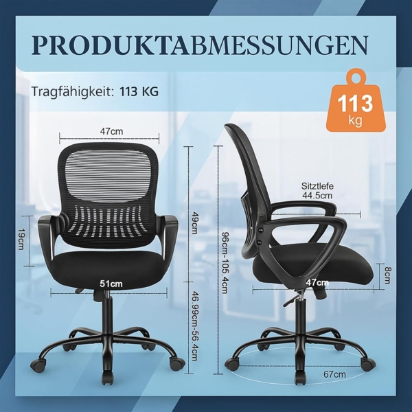 DUMOS Stauraumschrank Kommode mit Stoffschubladen, Stoffkommode für Schlafzimmer Geeignet Schubladenschränke Bild 2