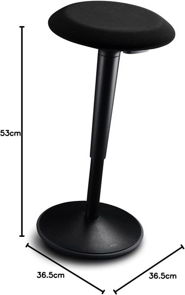 Sedus Stoll se:fit, Gepolsterter Sitz, Schwarz, Schwarz, 365 mm, 365 mm, 53 cm Bild 3