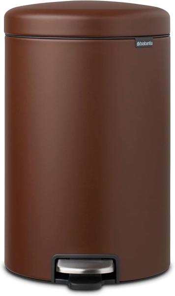 Brabantia 'NewIcon' Treteimer, Mineral Cosy Brown, 20 Liter