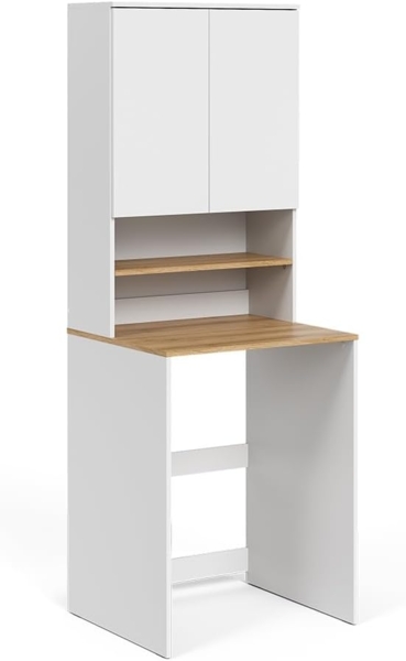 Waschmaschinenschrank Viktor Weiß/Artisan 68 x 88.2 cm 2 Teile mit Regal Vicco