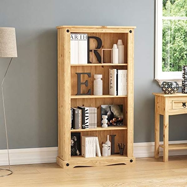 Vida Designs Büro-Bücherregale, Pinienholz, Pinie, Standard