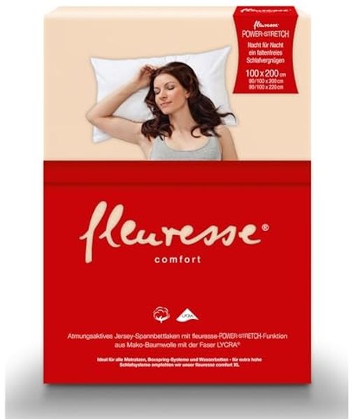 Fleuresse Mako-Jersey-Spannlaken comfort Farbe natur 2047 Bild 2