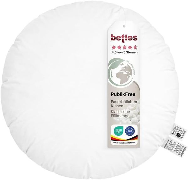 Kissenfüllung rund ca. 40 cm Ø Polyester-Faserbällchen beties "PublikFree"