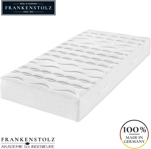 Frankenstolz Klima Matratze perfekt für Schwitzer - 100x200 cm, H3, Taschenfedern Bild 4