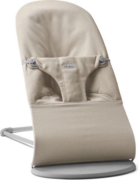 BabyBjörn Bliss Wippe – Gewebt – Mélange Hellbeige