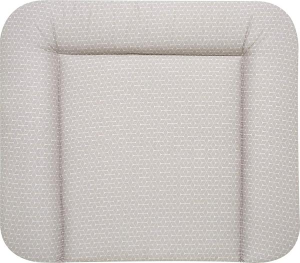 Alvi Wickelauflage Molly Raute taupe dunkel 75x85 cm