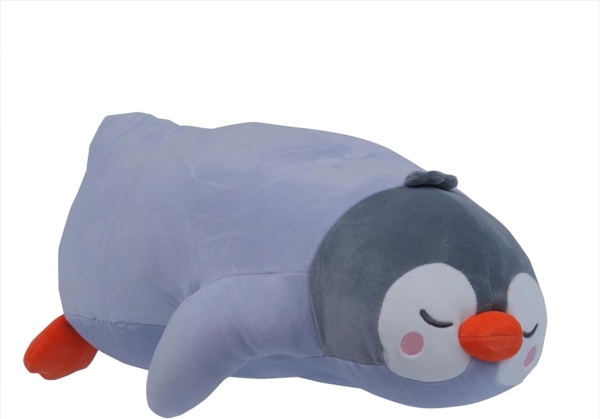 UNUS HOME Seitenschläferkissen Pinguin Kissen, 1-tlg, 50 cm Hellblau, Lagerungskissen Stillkissen Kissen für Kinder Dekoration extrem weich