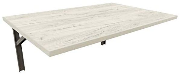 mikon 70x50 Wandtisch Wandklapptisch Küchentisch Schreibtisch Esstisch Klapptisch Esstisch Wandtisch Küchentisch Schreibtisch Kinderschreibtisch Bartisch Computertisch | Weiss Craft