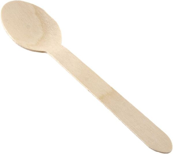 TP Holzlöffel Einwegbesteck Löffel 160mm 100 Stück Natur