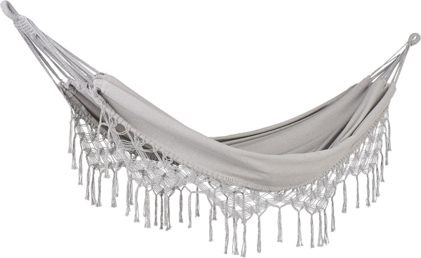 Hängematte 'ROCCA' Baumwolle, hellgrau
