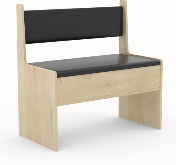 VCM Essgruppe Esal 918348 Anthrazit / Honig-Eiche H. 80 x B. 80 x T. 42 cm