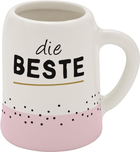 Schnapskrug Schnapsglas Stamper Keramik Sheepworld DIE BESTE 73833