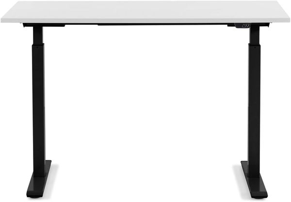 Kare Design 'Office' Schreibtisch mit elektrischen Doppelmotor, Stufenlos höhenverstellbar, Schwarz-Weiß, 60 x 140 x 70-120 cm