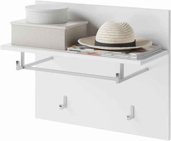 Garderobenpaneel Leon in weiß 60 cm