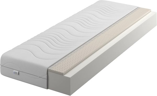Matratze Latex Atmungsaktiv 140x200 Silver 16 cm schaummatratze H2 H3 Bett Matratzen 2 in 1