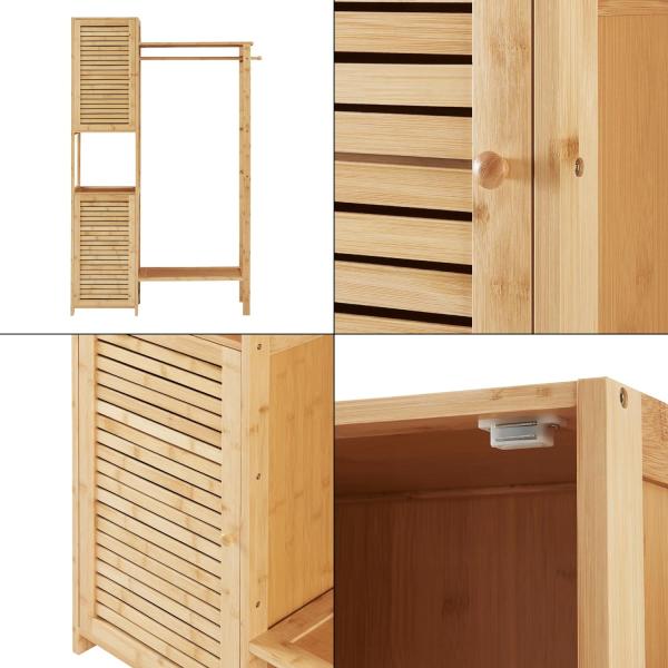 Garderobenständer Oldsum Bambus [en. casa] Bild 6