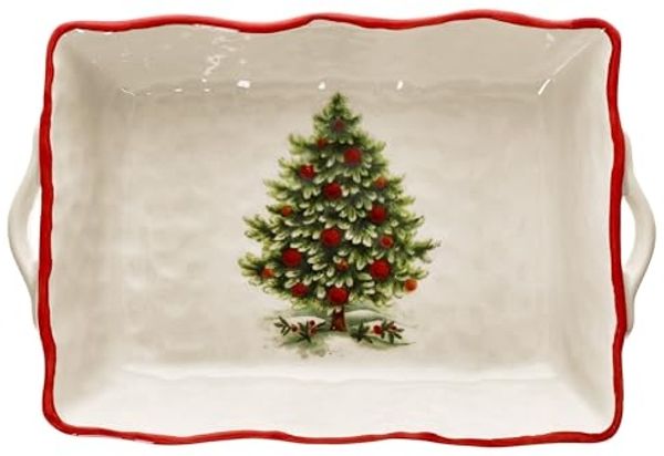 MamboCat Servierschale Maestro Natale Servierschale Griffe 2,2L Keramik groß XXL-Schüssel, Keramik