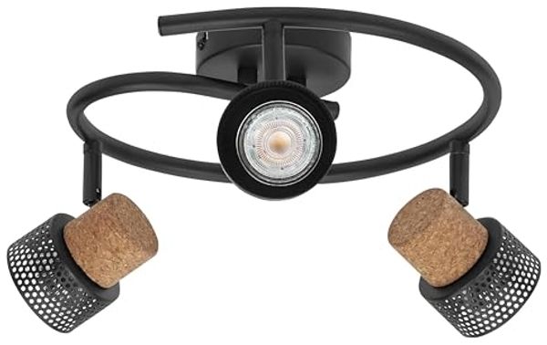 OSRAM LED-Deckenleuchte, GU10, 10,2 W, 690 lm, 2700 K, 3-Spot-Leuchte, dimmbar
